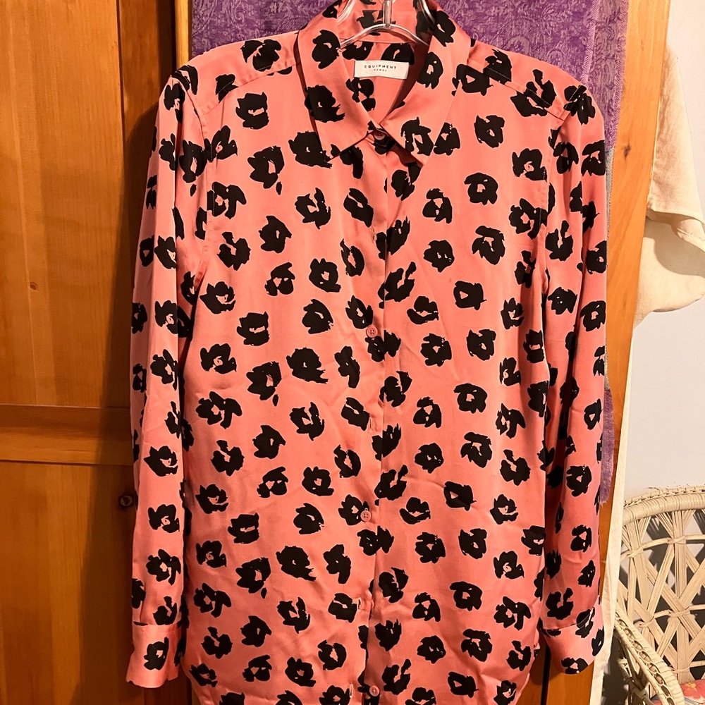 Patterned Blush Blouse - image 1